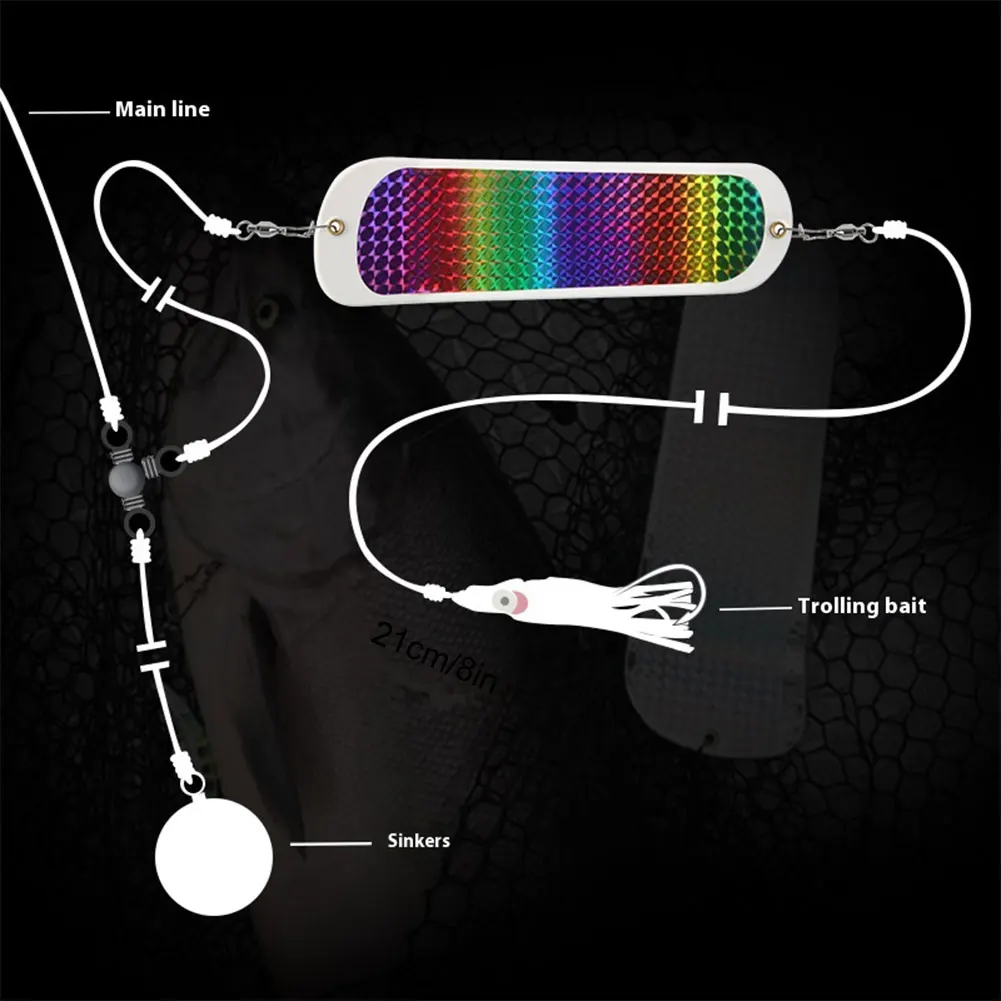 21cmTlapia التصيد الصيد الغوص فلاش مجلس السلمون الصيد معالجة المتعري الطعم إغراء المتعري السباحة الطعم السحر #6