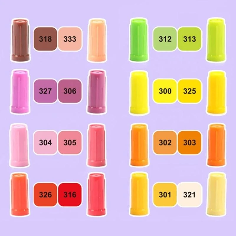 

18 Pieces Acrylic Marker Pens 36 Color Art Marker Dual-ended Colored Marker