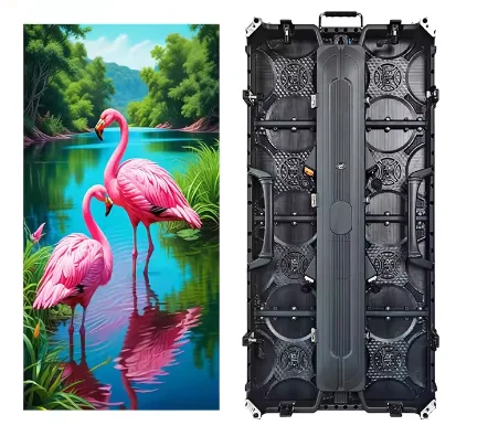 P2.97 Rental Indoor LED Display Module 500x1000mm Full Color LED Rental Display Screen Panel With Die-cast Aluminum Cabinet