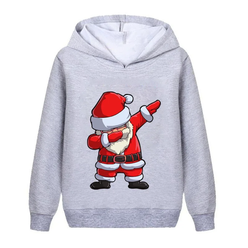 Christmas Hoodies Santa Claus Printed Men Woman Oversized Y2k Hoodie Streetwear Sweatshirts Harajuku Pullovers Unisex Clothing