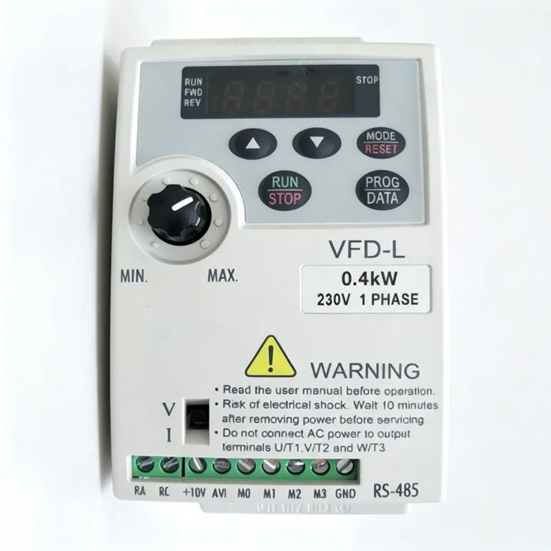 

Frequency converter VFD004L21A Guide rail type frequency converter