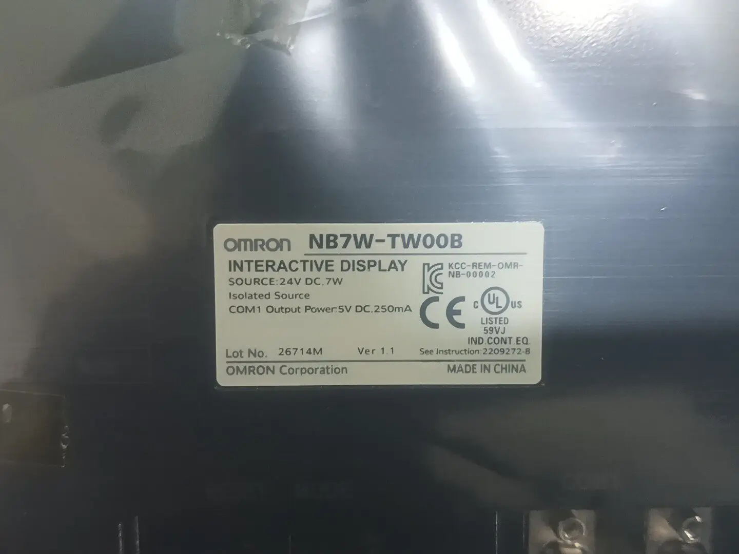 NB7W-TW00B Omron touch screen new stock in stock