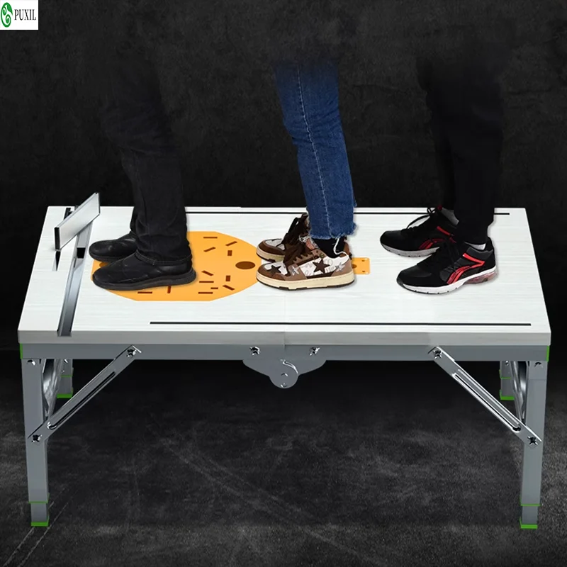 DIY Folding Lifting Work Saw Multifunctional Woodworking Workbench Electric Woodworking Table Saw Upside Down Sliding Table Saw