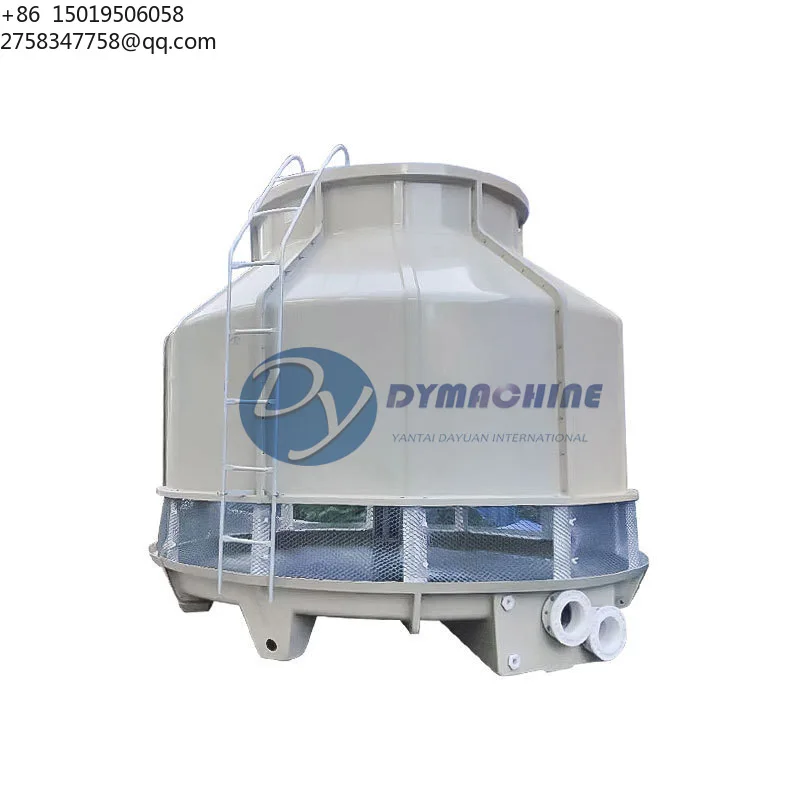 NEW Round Type Water Cooling Tower for Chiller Counter Flow Circular Small Cooling Tower Industrial Cooling System FRP