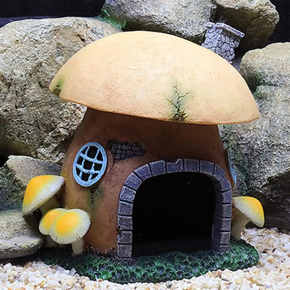 Conch House Aquarium Accessories Fish Tank Ornament Fish Tank Decor Figures Fish Shrimp Hiding Cave Aquarium Landscaping Decor