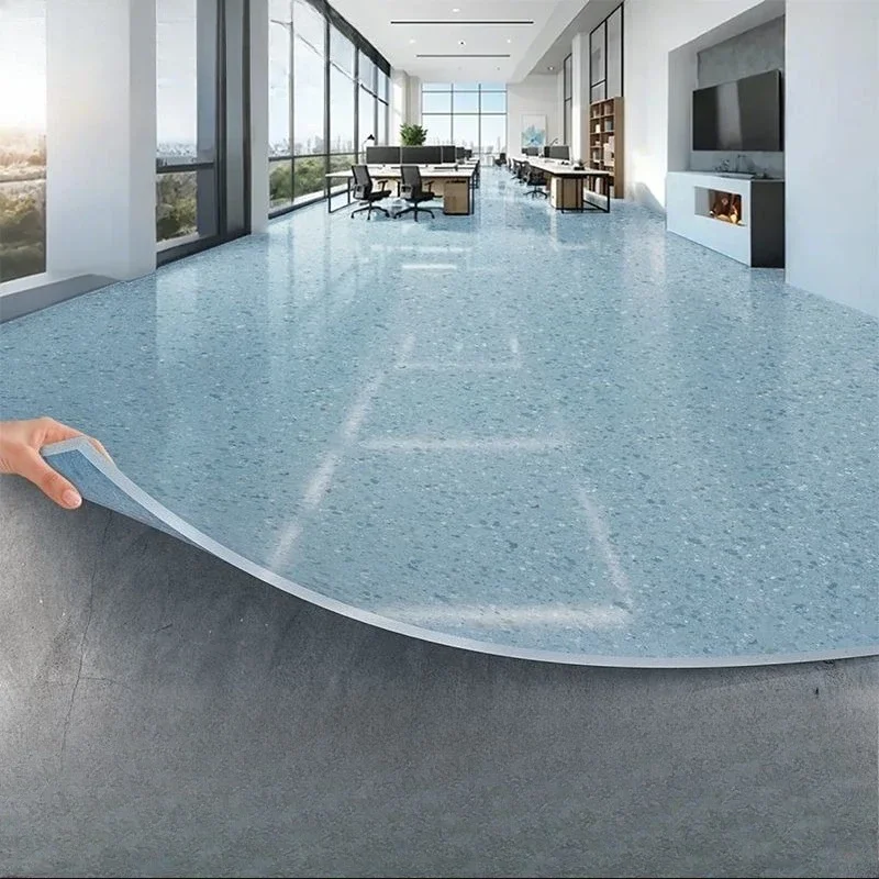 PVC floor leather extra thick waterproof plastic home high-grade plastic sports plastic leather home floor