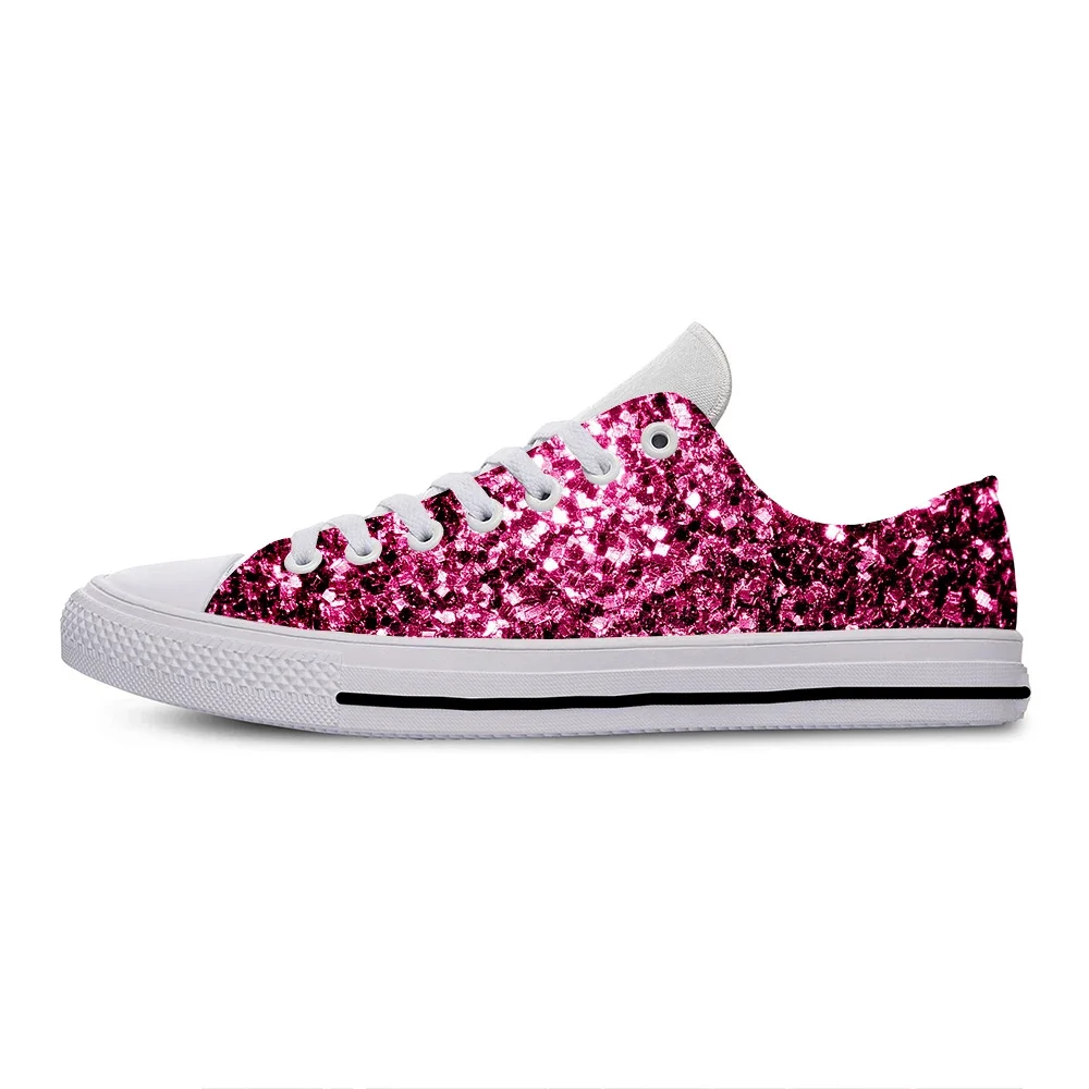 Glitter Sparkles Hot Cute Casual Shoes leggero traspirante estate paillettes uomo donna Sneakers Low Top Classic Board Shoes