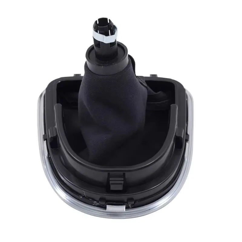 

Zza For Car-Stying 5 Speed Car Gear Stick Shift Knob with Leather Boot Seat Leon 1P 2005 2006 2007 2008 2009 2010 2011 2012