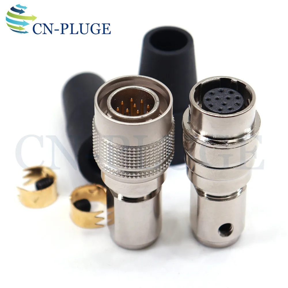 موصل لحام لوحة PCB 12 دبوس التوصيل والمقبس، HR10A-10P-12P HR10A-10R-12S