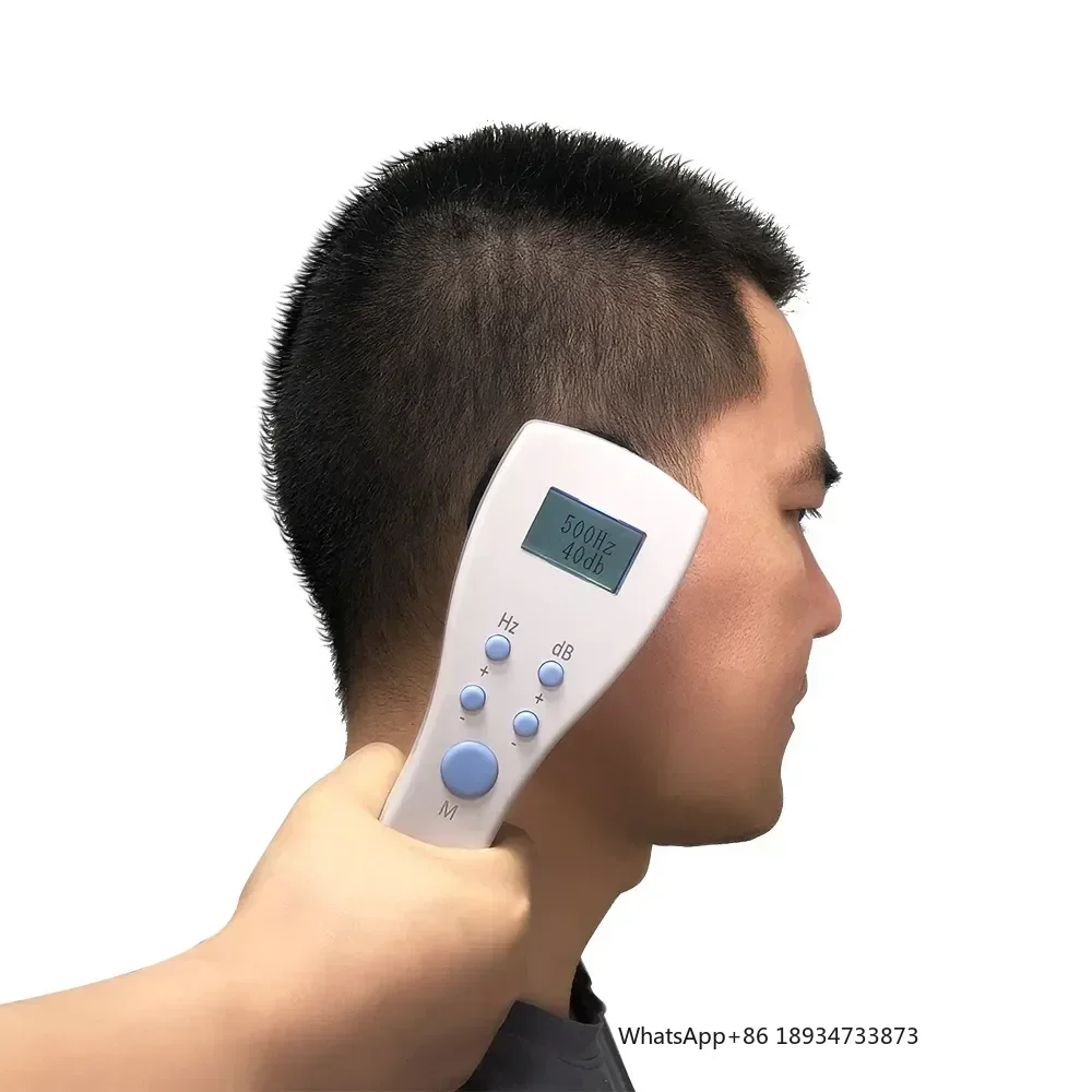 Pure Tone Clinical Hearing Test Diagnostic Portable Audiometer AudiScan with TDH39 DD45 Transducers Headphone