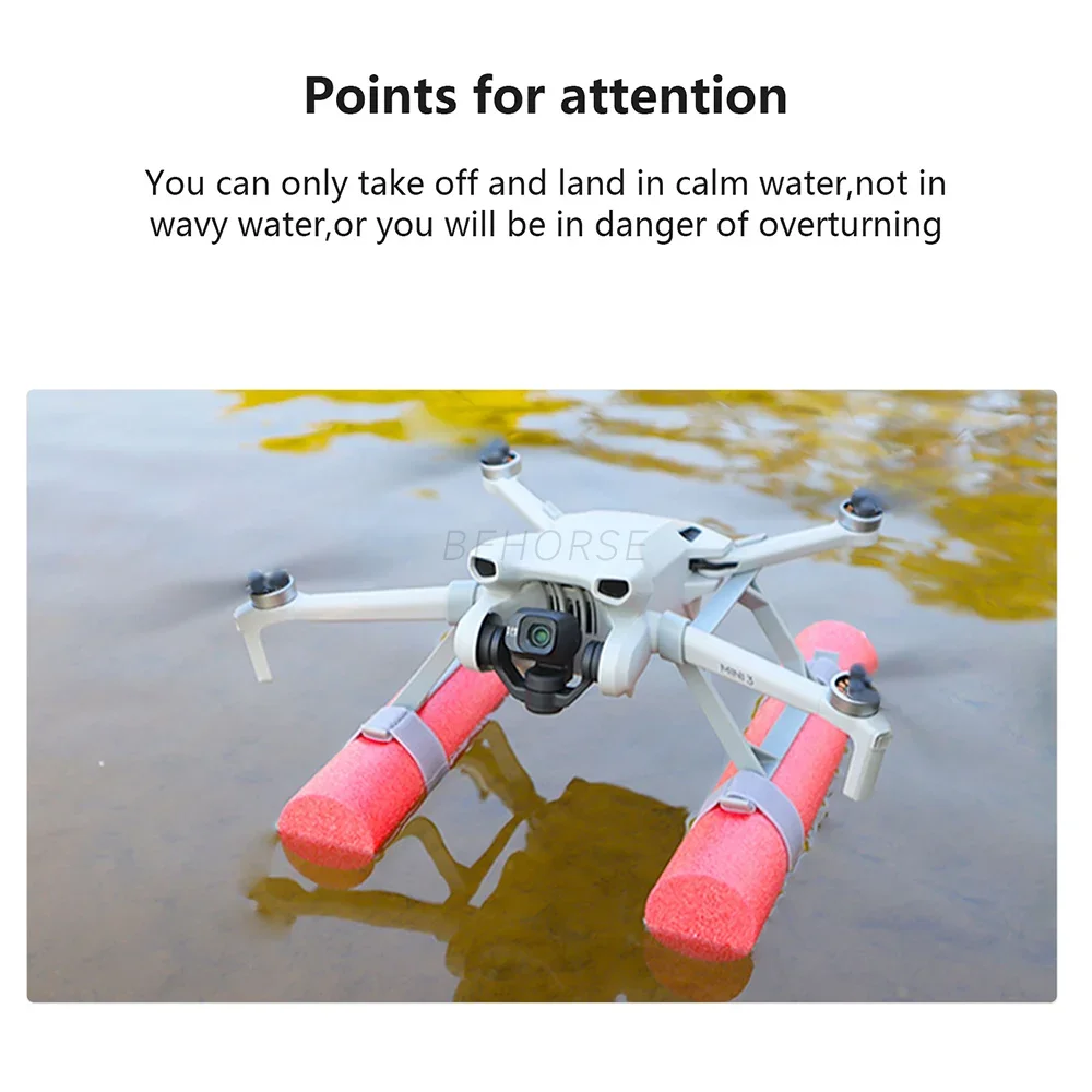 Landing Skid Float Kit Expansion For DJI Mini 4 Pro/Mini 3 PRO/Mini3 Drone Water Landing Gear On Water Training Gear Accessories