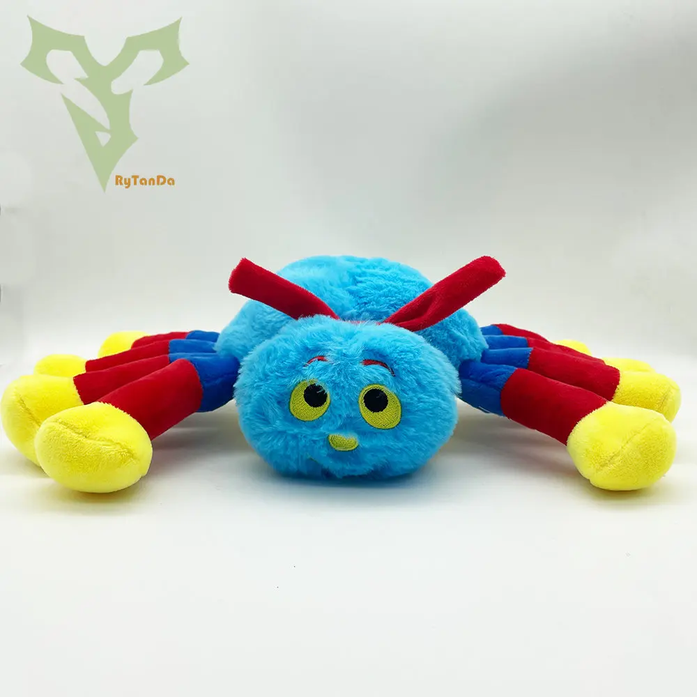 دمية حيوانات كرتونية محشوة ، ذئب وتيج ، عنكبوت قطيفة ، لعبة قطيفة ناعمة ، هدية عيد ميلاد جميلة للأطفال ، كاواي ، جديد ، 35 *