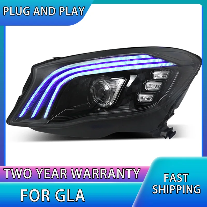 

Headlights For Mercedes-Benz GLA 2015-2019 X156 H247 GLA180 GLA200 GLA250 GLA45 LED DRL Turn Signal LED Lens Head Lamps