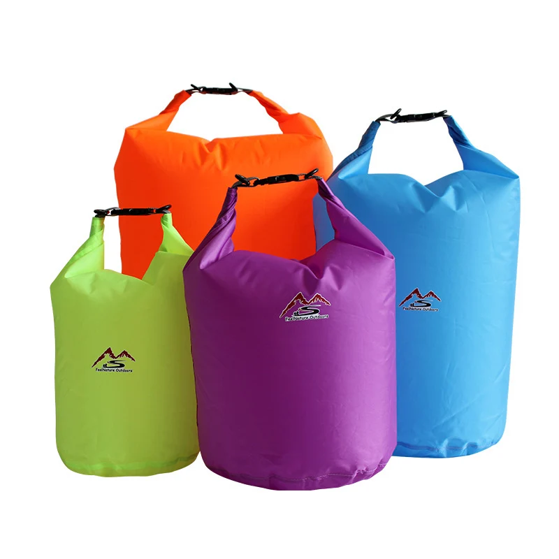 5L 10L  70L  light weighted waterproof bag travel carry dry bag Polyester Taffet material  key mobile cash SUP board kayak water