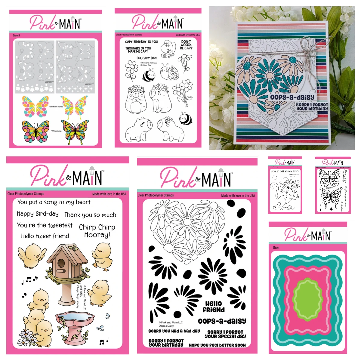 

February Cat Daisy Wavy Frames Dies 2026 New Metal Cutting Dies Stamps Stencils Set DIY Scrapbooking Card Album Handmade Molds