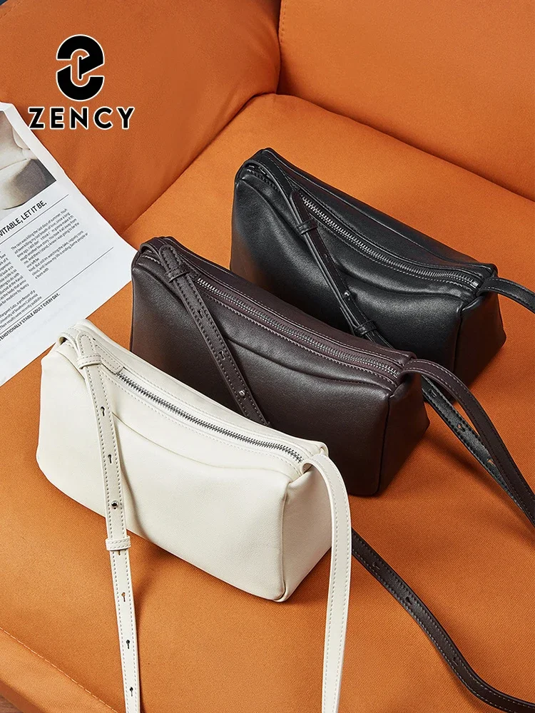 

Zency Two-layer Cowhide Vintage Women's Handbag Shoulder Versatile Crossbody Bag Purses