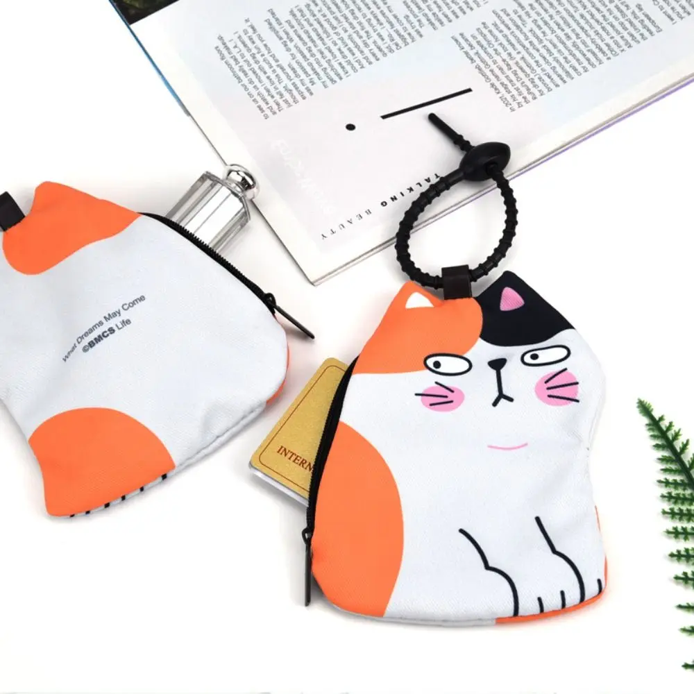 Coin Bag Single Layer Capybara Earphone Pouch Dog Cat Capybara Makeup Bag Cartoon Frog Cute Storage Bags Outdoor