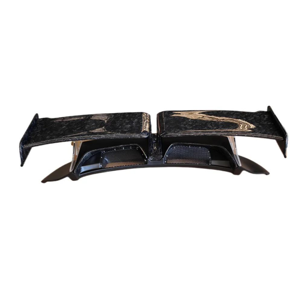 

Genuine Carbon Fiber Forging Rear Bumper Spoiler Wing Body Kit Replacement Installation for Porsche 992