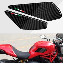 Motorcycle side fuel tank pad For Ducati MONSTER 821 797 1200 Tank Pads Protector Stickers Knee Grip Traction Pad