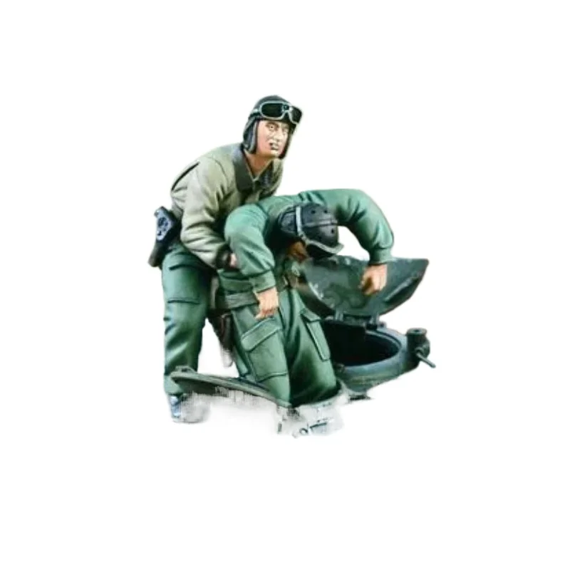 1/35 Scale Die-cast Resin Figure Model Kits Modeling American Tank Soldier Hobby Miniature Toys Unassembled and Unpainted
