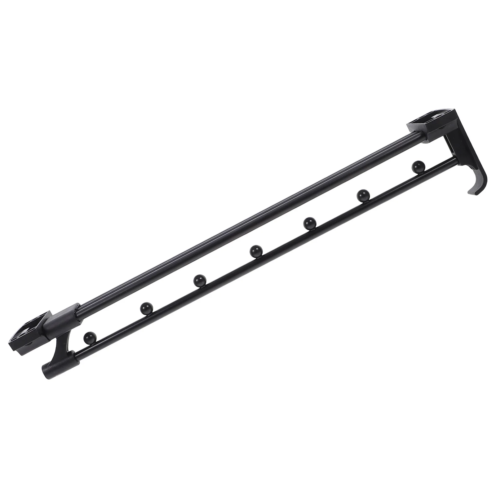 

Damping Pull out Closet Rod 400mm Clothes Rail for Pants Wardrobe Hanging Slide out Adjustable Storage Solution