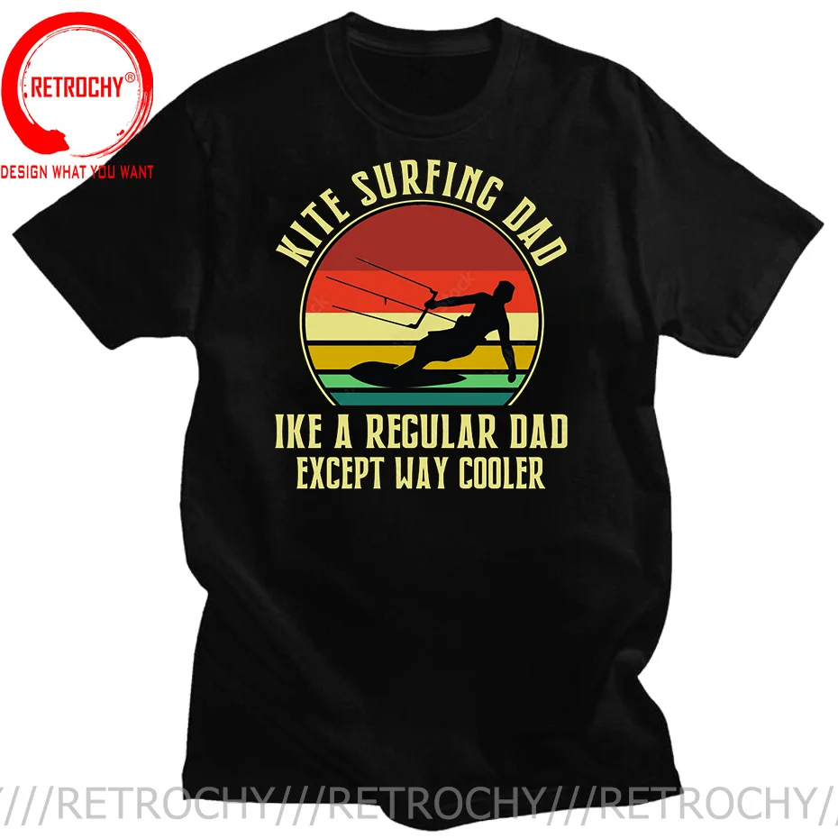 Kitesurf Kitesurfing Kitesurfer T Shirt Men Funny Kiteboarding T-Shirt Fashion Streetwear Harajuku Tshirt Hip Hop Tops Tee Shirt