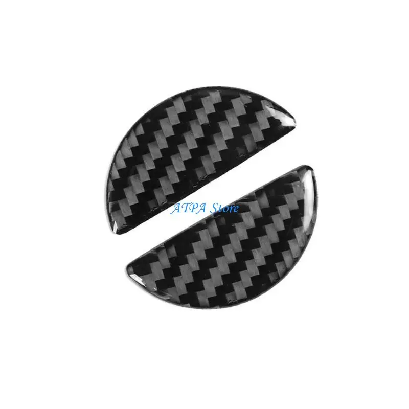 

U13C 1 set Carbon Fiber Stickers Handbrake Cover Interior Decorative Part for 500