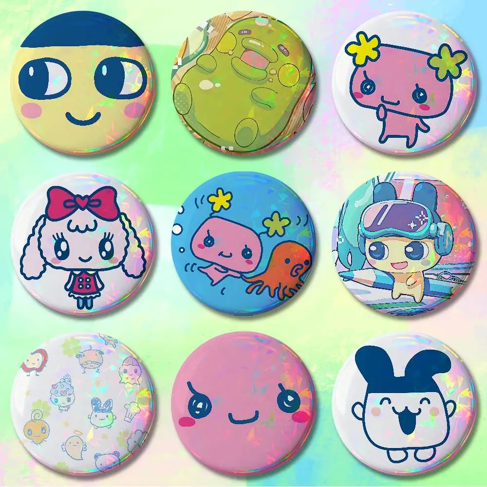 

T-Tamagotchi M-Mametchis 32mm 58mm 75mm 44mm 25mm Anime Badges Brooches DIY Pins Decorations Birthday Gifts