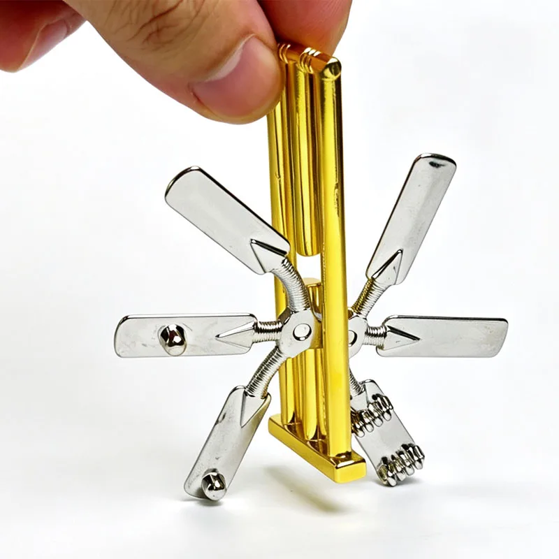 Magic Baffling Cast Metal Brain Teaser Puzzles Disentanglement Mind Challenge Toys Novelty Educational Gifts For Adults & Kids view 4