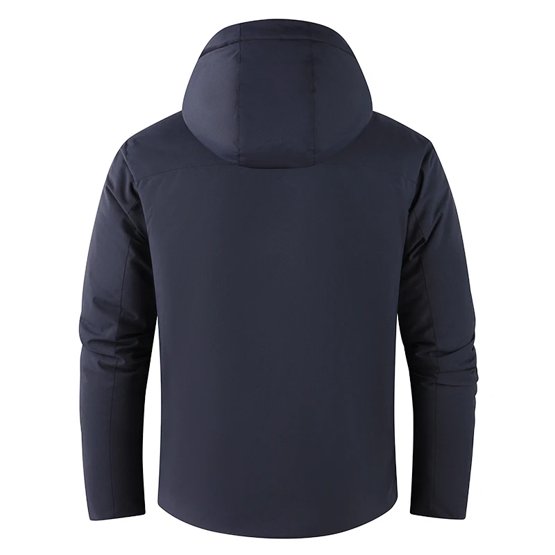 2025 Nieuwe Winter Verdikte Katoenen Kleding Mannen Dik Gewatteerd Voor Warmte Afneembare Kapmantel Outdoor Winddicht Kleding Top