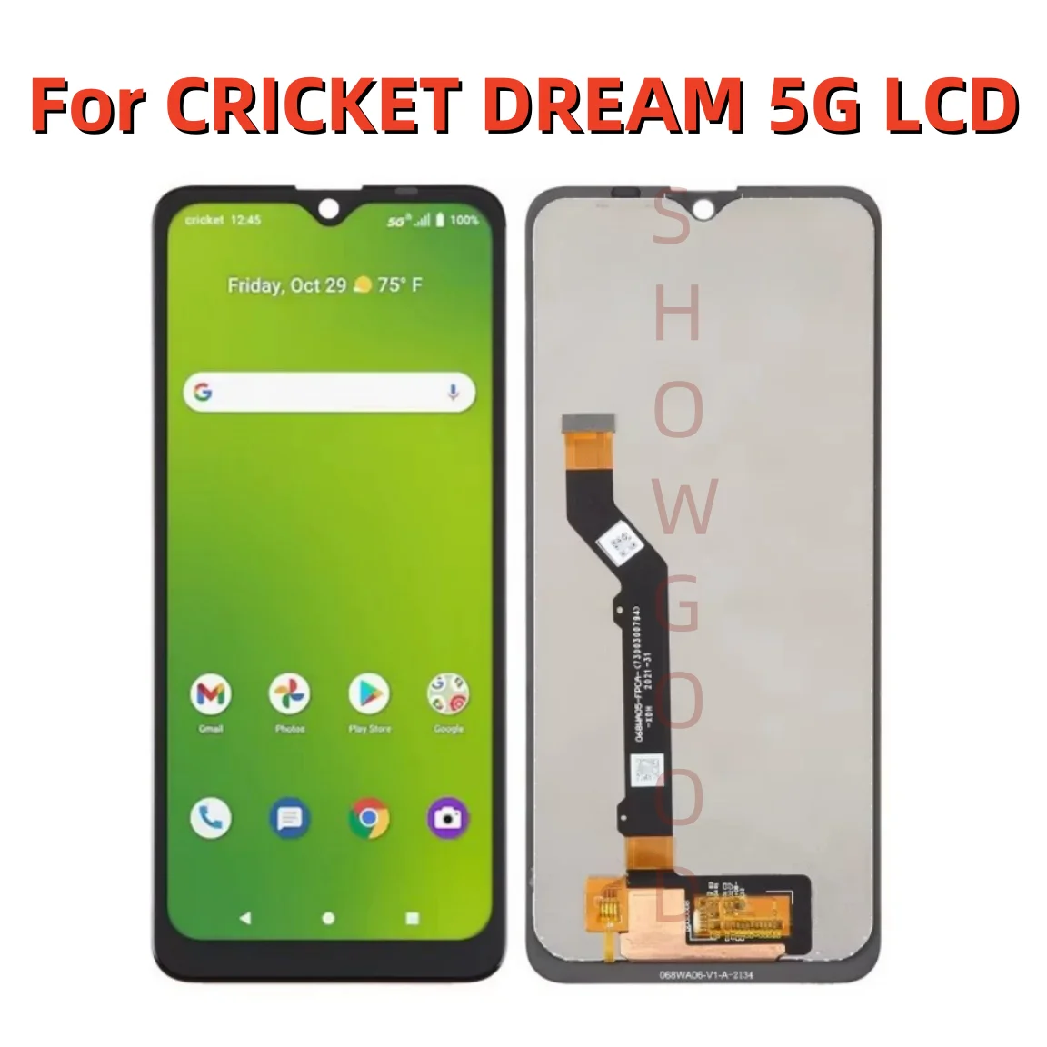 For CRICKET DREAM 5G Display Phone LCD Screen Repair Replacement Part with Digitizer Full Assembly ﻿