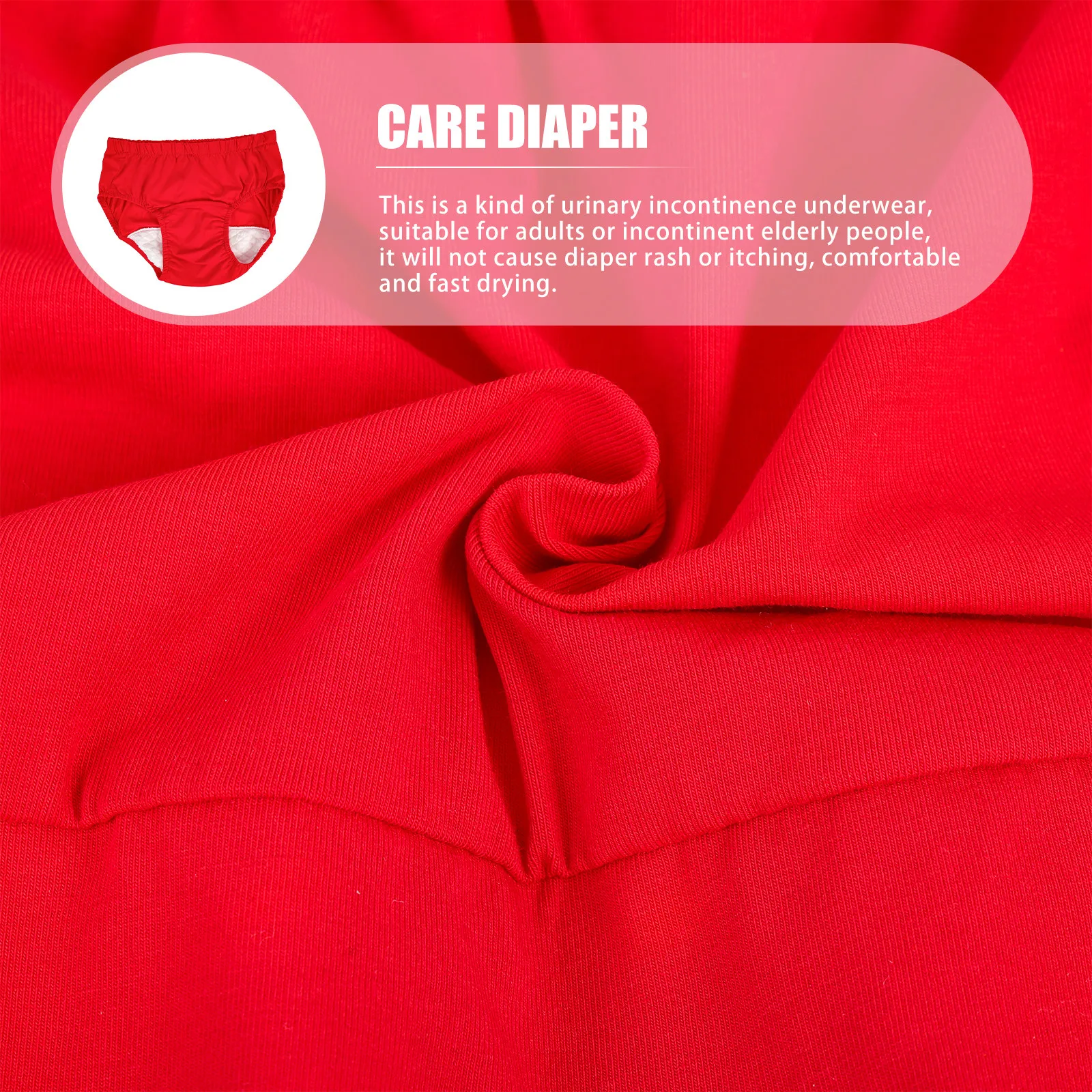 Breathable Incontinence Pants Adult Waterproof Elderly Care Underwear Fast Dry Travel Outdoor Convenient Washable Reusable