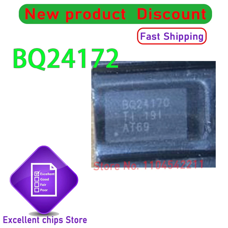 

Новый оригинальный 10 шт. ~ 50 шт./лот BQ24172 BQ24172RGYR BQ24172RGYT QFN24