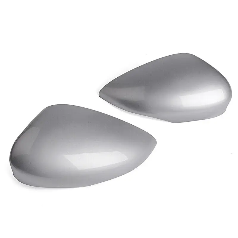 

1594522, 8A6117K746CA 1594546 For Ford Fiesta MK7 2008 ~2017 Left/Right Silver Car Side Rear View Wing Mirror Cover Cap