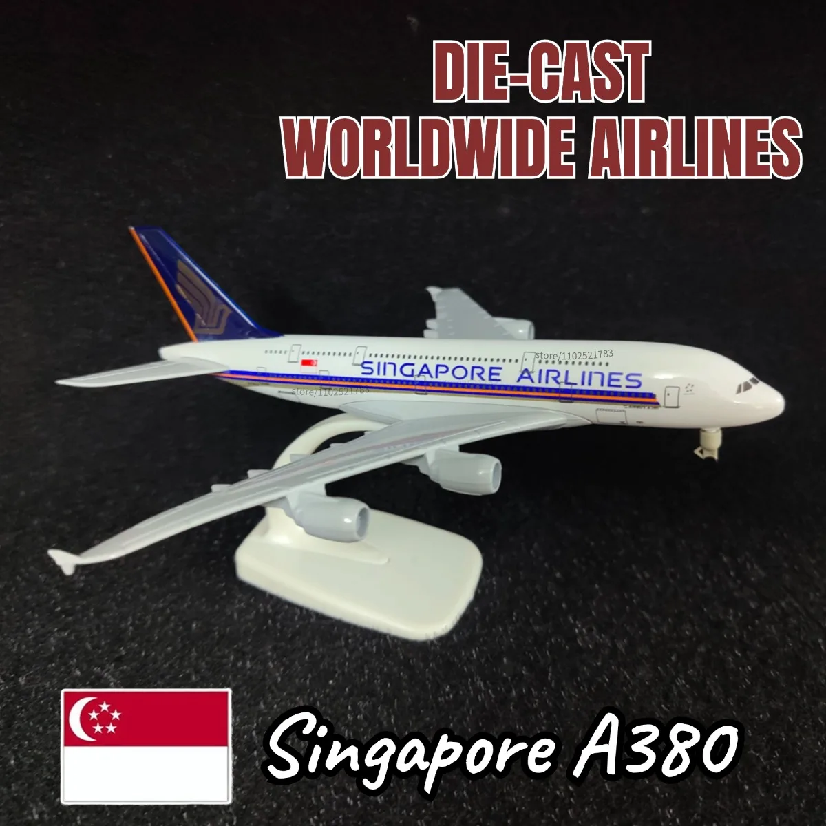 

Metal Diecast Aircraft Model 7.5 Inches Scale Boeing Airbus ATR Concorde 380 777 C919 Aviation Replica Miniature Art Kid Boy Toy