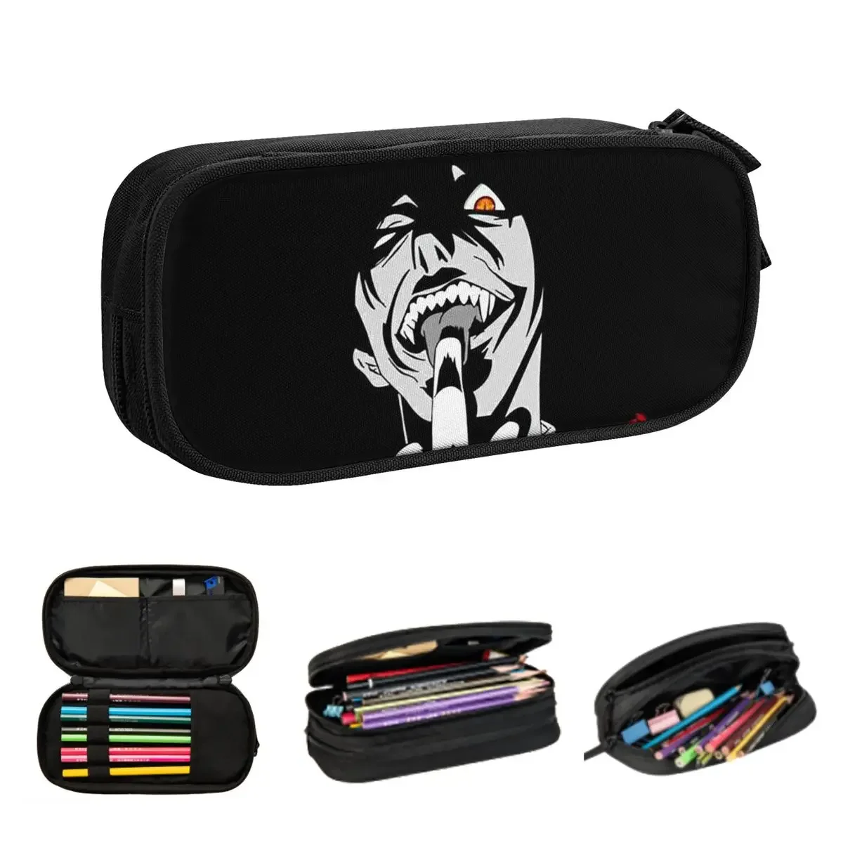 

Alucard Hellsing Манга пеналы большие сумки для ручек коробка для ручек пенал для мальчиков и девочек студентов канцелярские принадлежности школьный офис