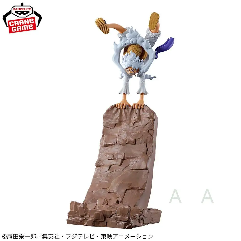

BANDAI Banpresto One Piece Nika Luffy Mobile phone holder Figure Model Anime Genuine Boxed Toy