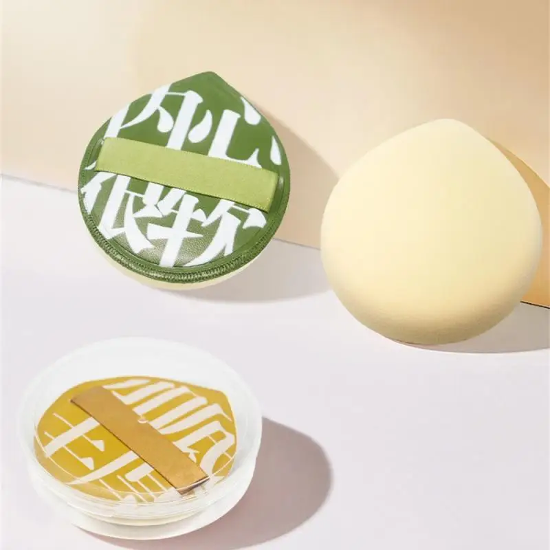 نفخة هواء ناعمة سميكة للغاية ، كبيرة جدًا ، نفخة مارشملو ، جافة ورطبة ، اسفنجة مكياج مزدوجة الاستخدام ، لا تمتص المسحوق