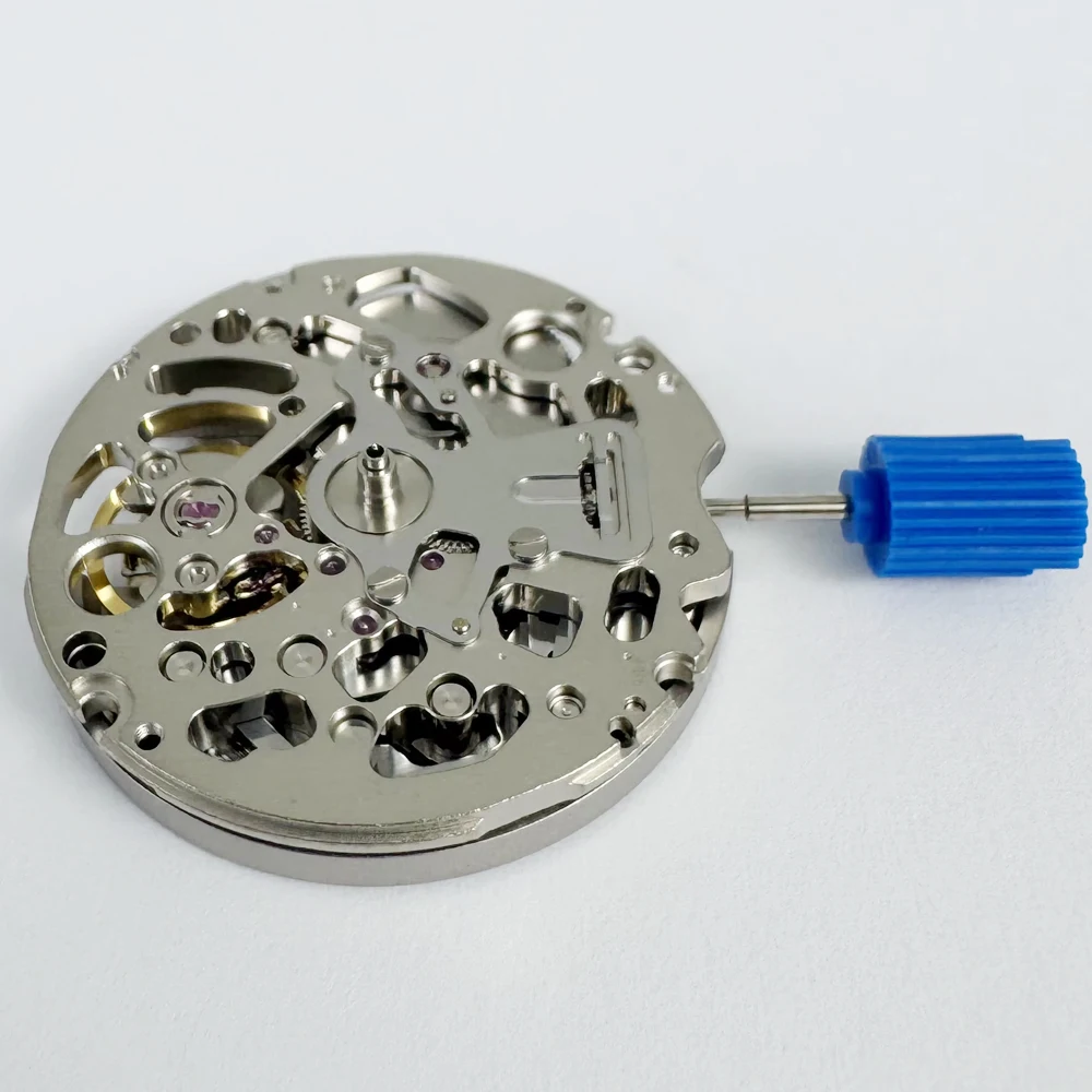 NH70 Automatic Skeleton Watch Movement,24 Jewels NH70A Mechanical Wristwatch Accessories Replacments Parts Self-wind Mechanism