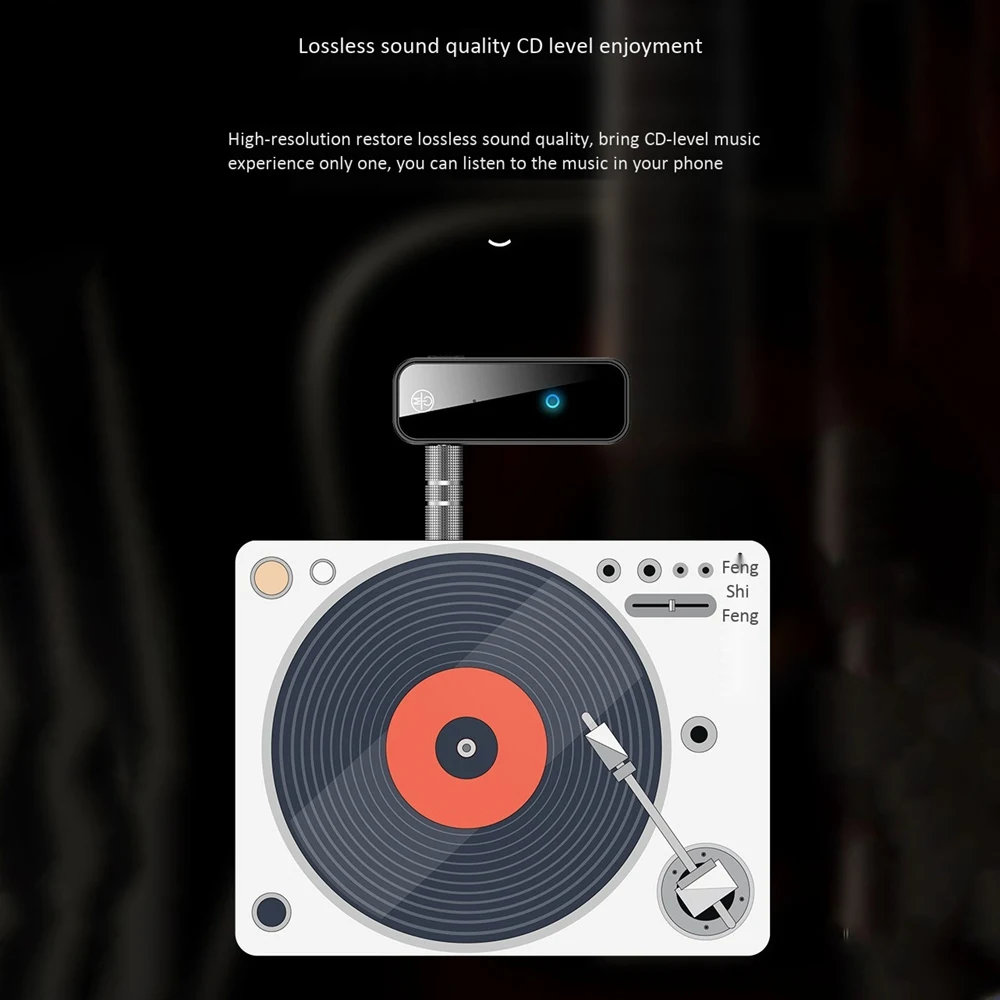 Transmisor receptor Bluetooth AUX, adaptador de Audio inalámbrico Bluetooth 2 en 1, calidad de sonido sin pérdidas, Plug and Play