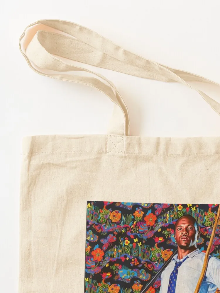 حقيبة يد Kehinde Wiley Blue Boy Tote Bag للرجال قابلة للطي وقابلة لإعادة الاستخدام وشاشة حمل صديقة للبيئة قابلة للطي #3
