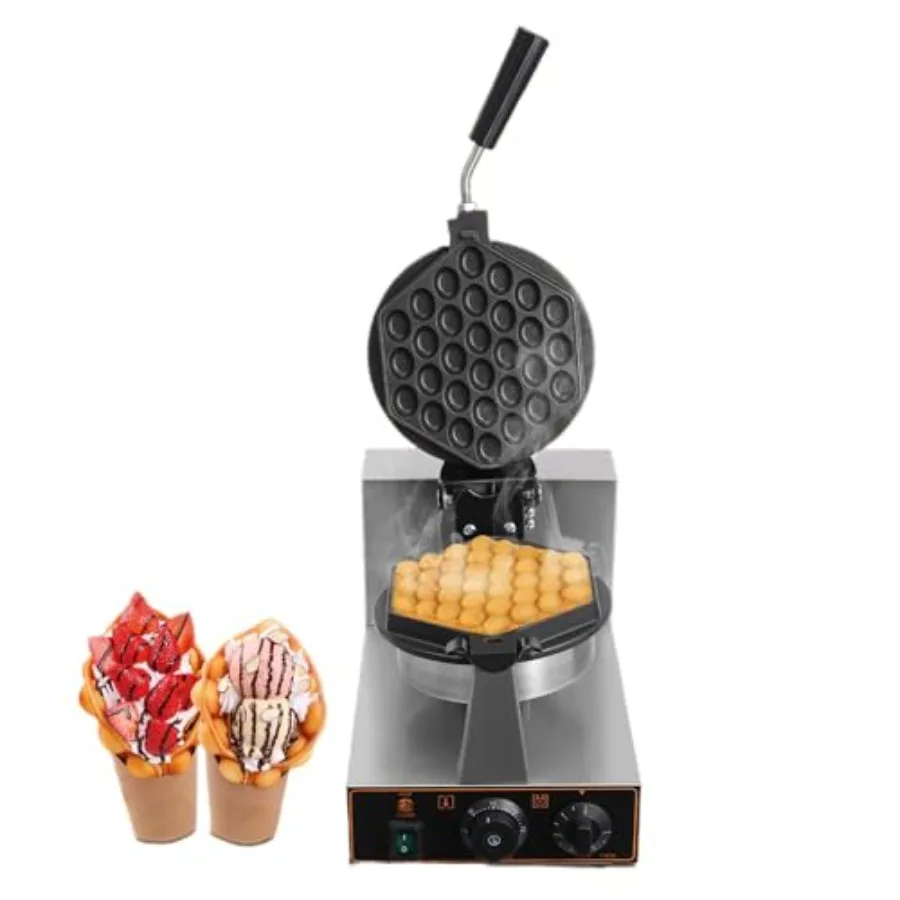 Electric Stainless Steel Bubble Waffle Maker