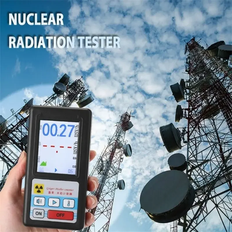 BR-6 BR-9 detektor promieniowanie jądrowe Geigera Dozymetr X-ray Beta Gamma detektor LCD radioaktywny Tester narzędzie marmurowe