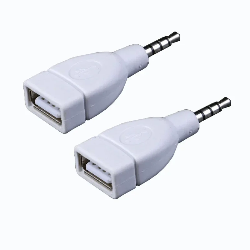 Convertisseur audio AUX mâle vers USB 3.5 femelle, prise jack, adaptateur pour voiture, 1 téraoctet, clé USB, 2.0mm