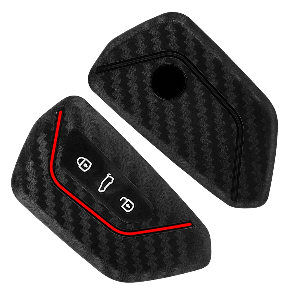 Car Key Cover for VW Golf 8 Mk8 2020 for Skoda Octavia 4 8 A8 MK4 Group 2021 Seat Leon Remote Control Cases Keychain Holder