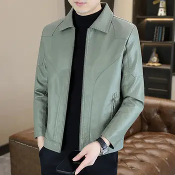 10 best sales جاكيتات جلدية رجالية - №7