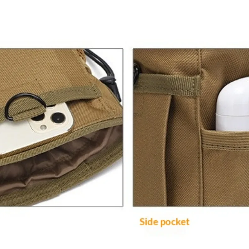 Neue Outdoor-Taktiktasche, Molle-Zubehör-Hüfttasche, Kletter-Chalkbag, Kleine Mehrzweck-Tasche für Camping und Wandern, 1 Stück – Detail 5
