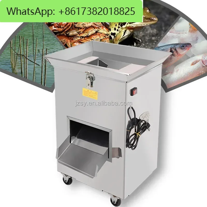 المبيعات الساخنة أسعار الجملة المتخصصة تربية الأحياء المائية المزارعين آلة قطع الأسماك الخاصة كسارة الأسماك الكهربائية القاطع المروحية ل F