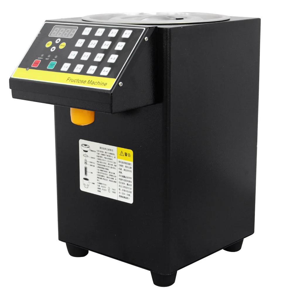 Fructose Quantifier Commercial Milk Tea Shop Equipment Automatic Fructose Machine 16 Key Quantifier