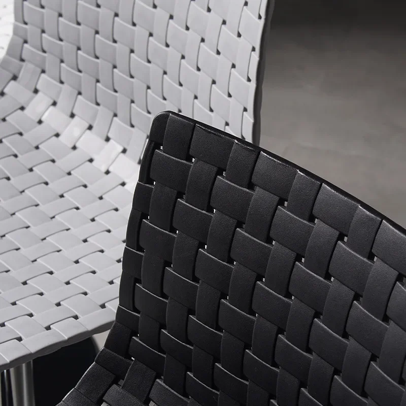 

Waterproof Bar Chair Modern High Back Minimalist Disk Base Bar Tools Bartender Metal Chair Taburetes Altos De Cocina Furniture